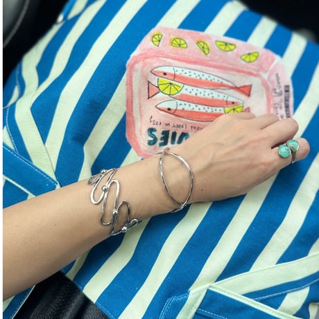 zigzag bracelet （silver）