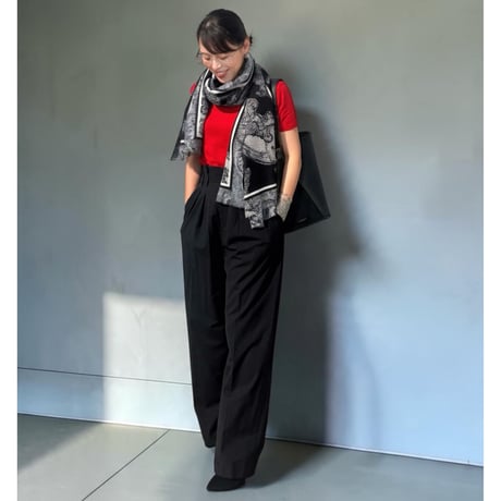 Dentelles motif scarf（noir）