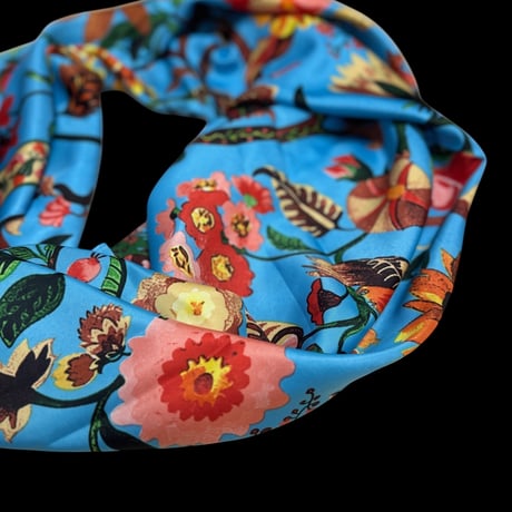 big jungle scarf（blue）
