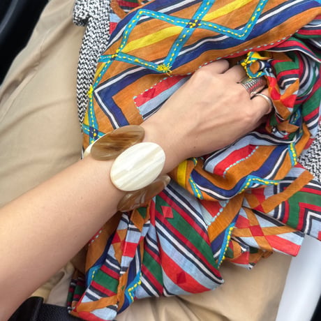 Resin And Horn Bracelet