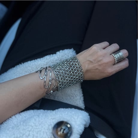 zigzag bracelet （silver）