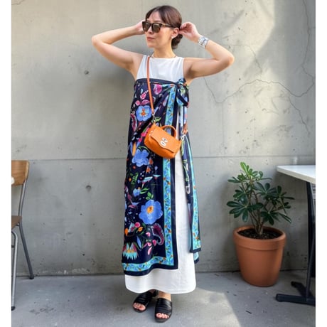 big jungle scarf (BLACK)
