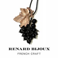 Renard Bijoux レナード ビジュー フレンチクラフト 【ブラックカレント ネックレス フランス製】