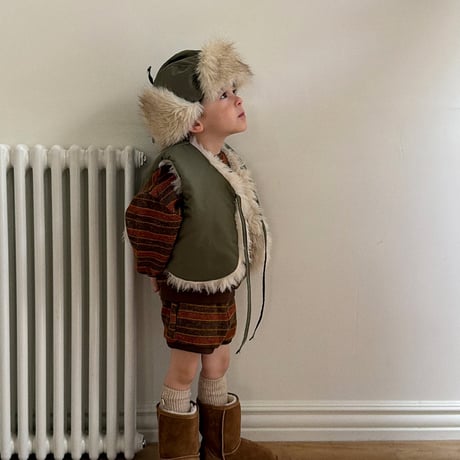 【予約】EM reversible fur vest