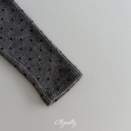 【予約】EM dot highneck tops