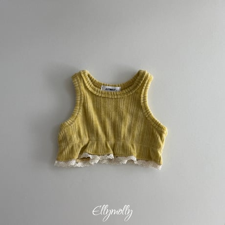 【予約】EM frill short vest