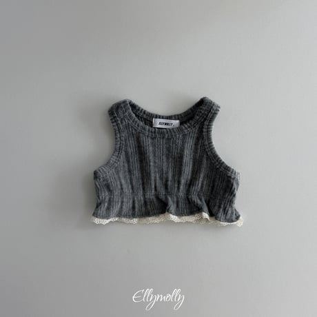【予約】EM frill short vest