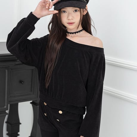 【予約】ZC offshoulder soft velour mtm
