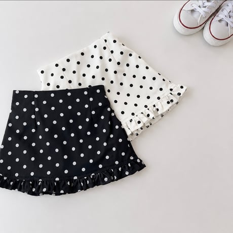 【即納】dot frill sk
