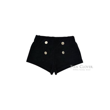 【予約】ZC velour marine short pt