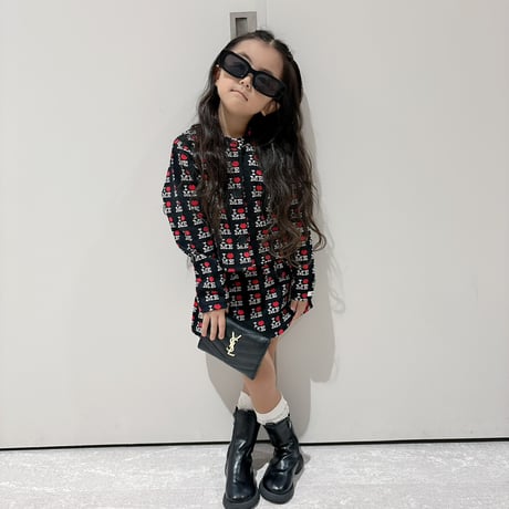 【即納】I♡ME knit tight sk