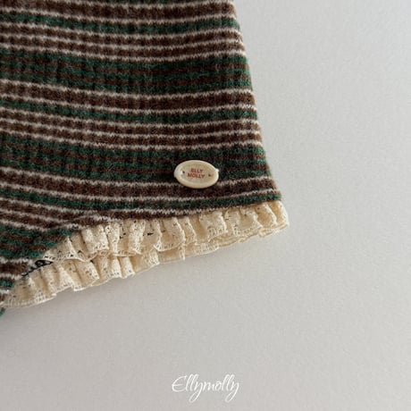【予約】EM multi border knit short pt
