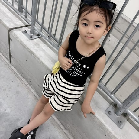 【即納】border frill short pt