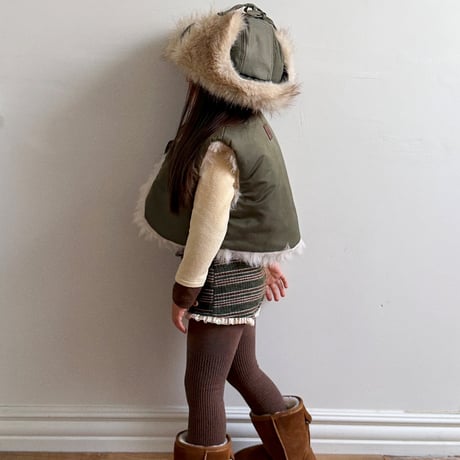 【予約】EM reversible fur vest