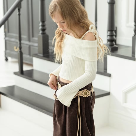 【予約】ZC drape offshoulder tops