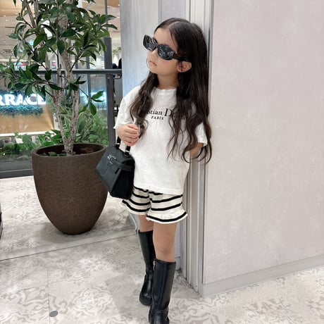【即納】border frill short pt
