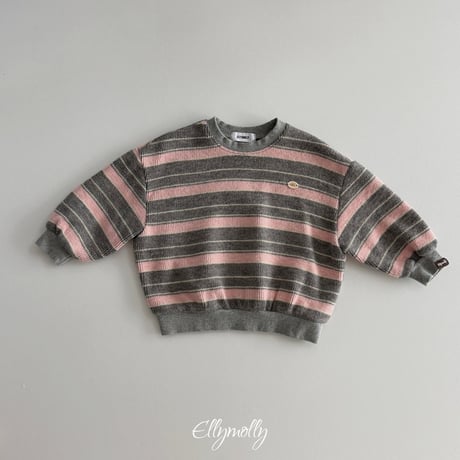 【予約】EM multi border knit mtm