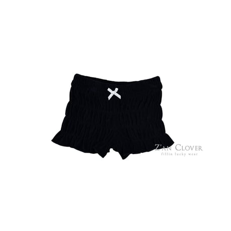 【予約】ZC velour shirring short pt