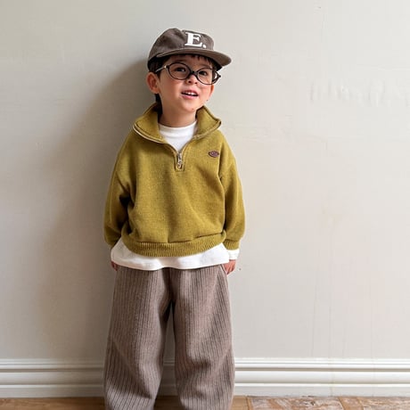 【予約】EM wool half zipup