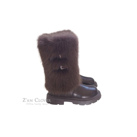 【予約】ZC lux fur boots