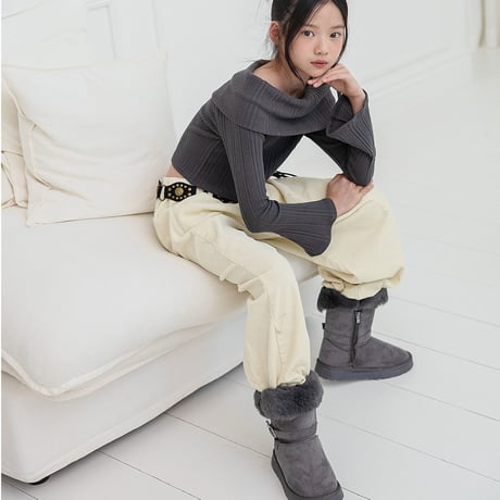 【予約】ZC buckle mouton boots