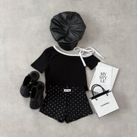 【即納】dot highwaist short pt