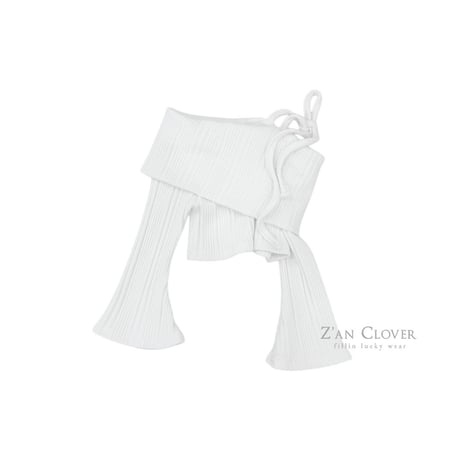 【予約】ZC drape offshoulder tops