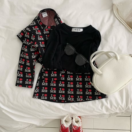 【即納】I♡ME knit tight sk