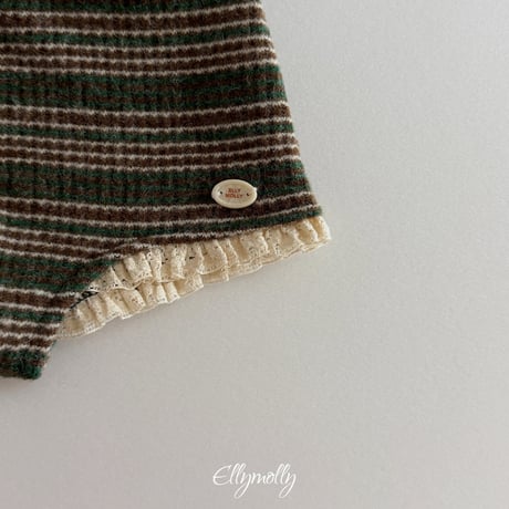 【予約】EM multi border knit short pt