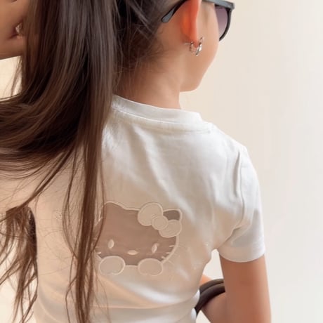 【予約】kitty seethrough tee