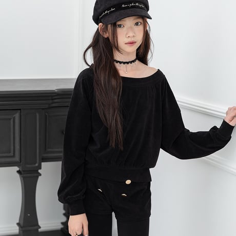 【予約】ZC offshoulder soft velour mtm