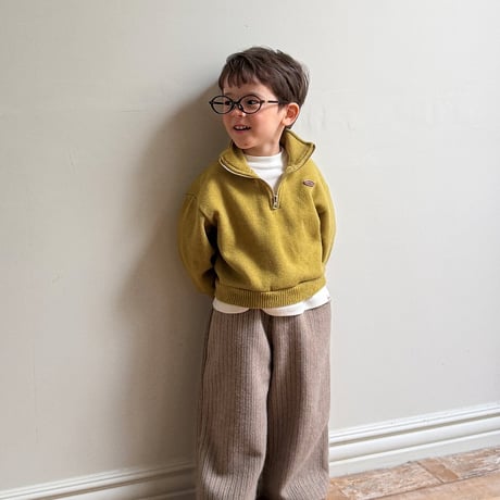 【予約】EM wool half zipup