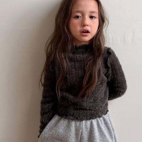 【予約】EM meringue knit tops