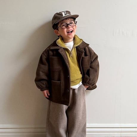 【予約】EM wool half zipup