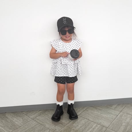 【即納】dot highwaist short pt