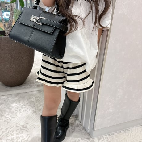 【即納】border frill short pt