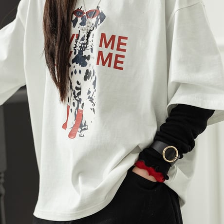 【予約】ZC love dalmatian tee