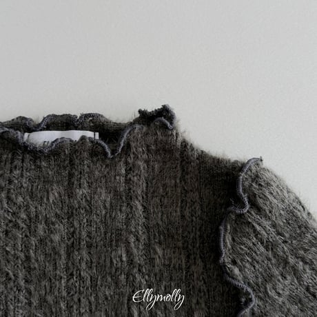 【予約】EM meringue knit tops
