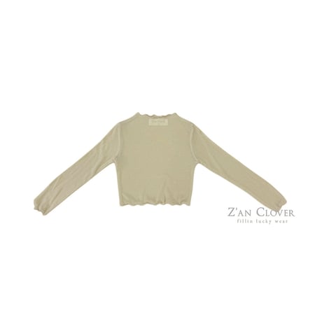 【予約】ZC sheer layered long tee