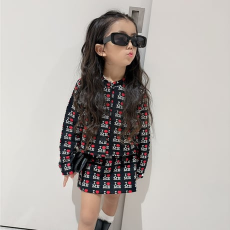 【即納】I♡ME knit tight sk