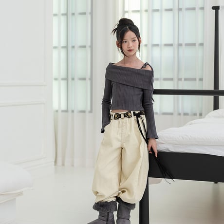 【予約】ZC drape offshoulder tops