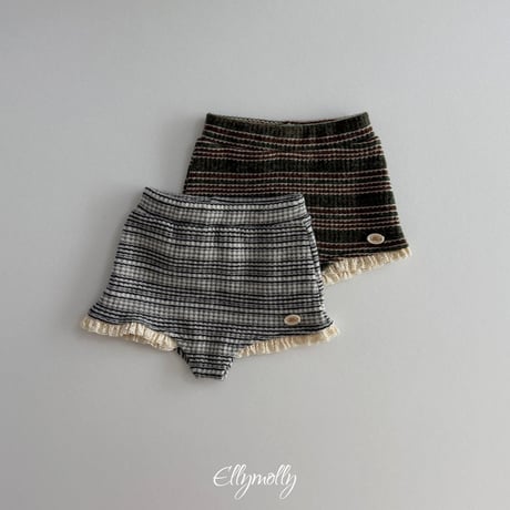 【予約】EM multi border knit short pt