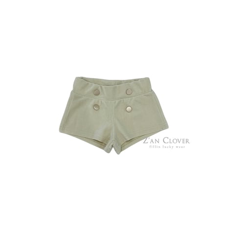 【予約】ZC velour marine short pt