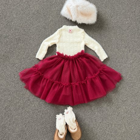 【予約】EM meringue knit tops