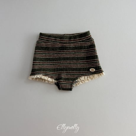 【予約】EM multi border knit short pt