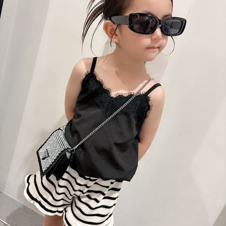 【即納】border frill short pt