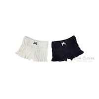 【予約】ZC velour shirring short pt