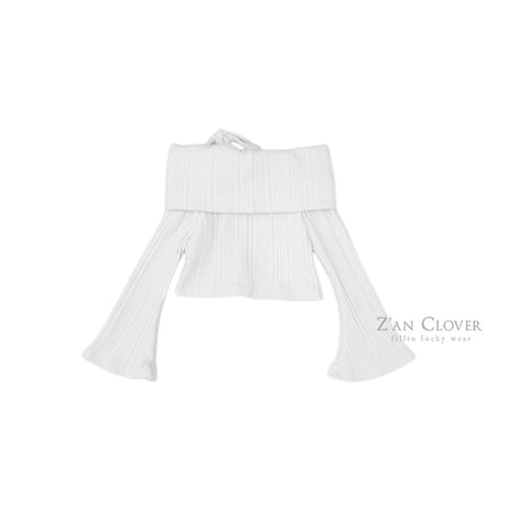 【予約】ZC drape offshoulder tops