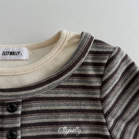 【予約】EM multi border tops