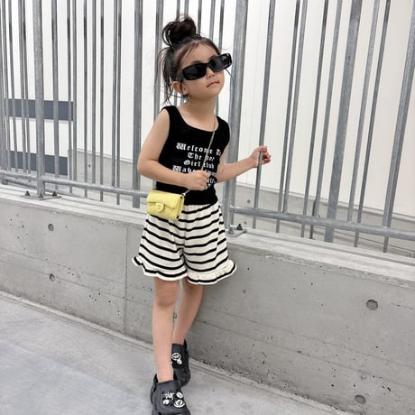 【即納】border frill short pt